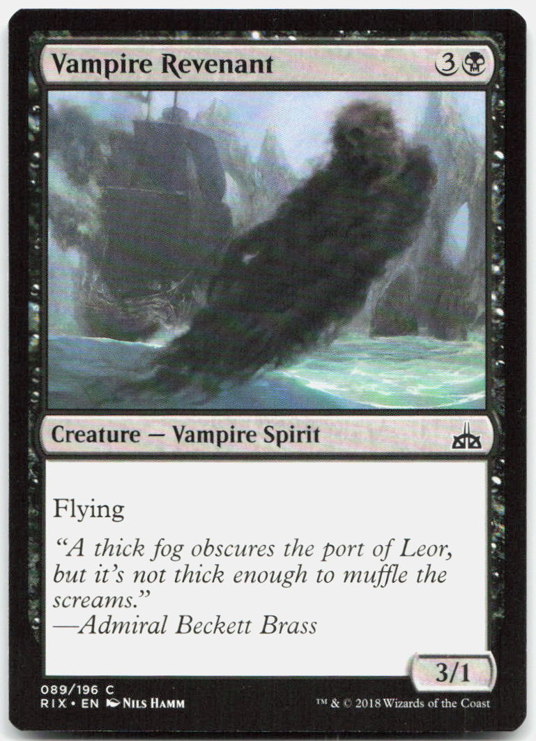 Vampire Revenant NM C Rivals of Ixalan 89