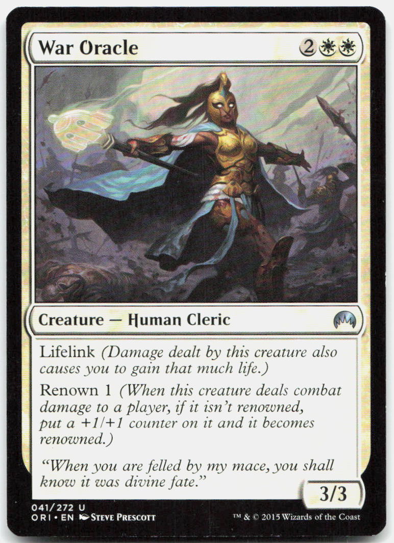 War Oracle NM U Magic Origins 41