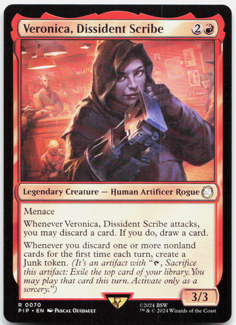 Veronica, Dissident Scribe NM R Universes Beyond: Fallout 70