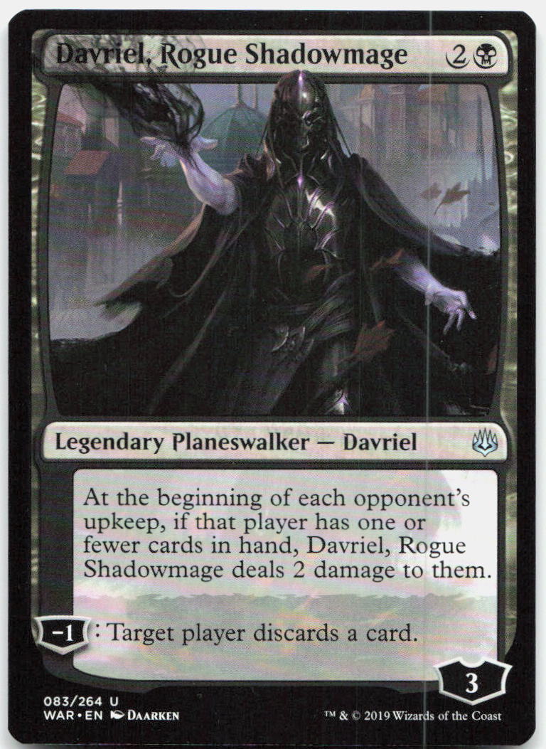Davriel, Rogue Shadowmage NM U War of the Spark 83