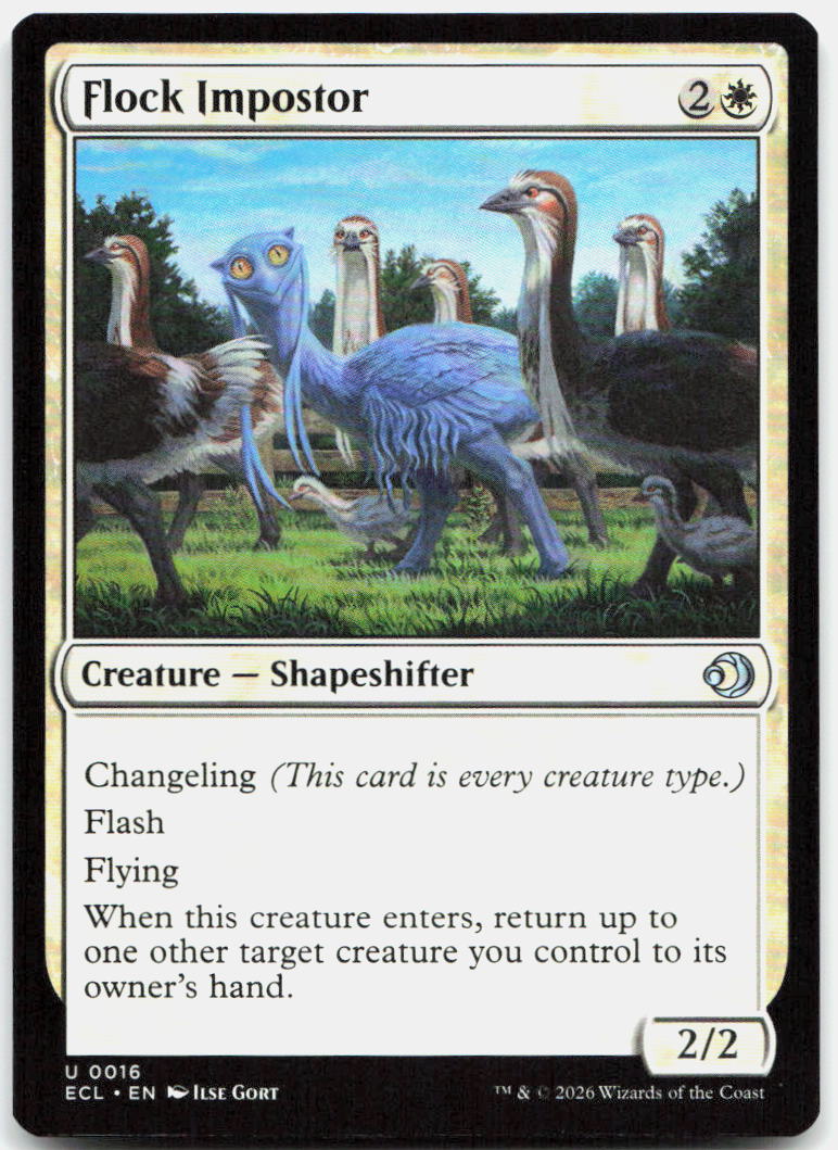 Flock Impostor NM U Lorwyn Eclipsed 16