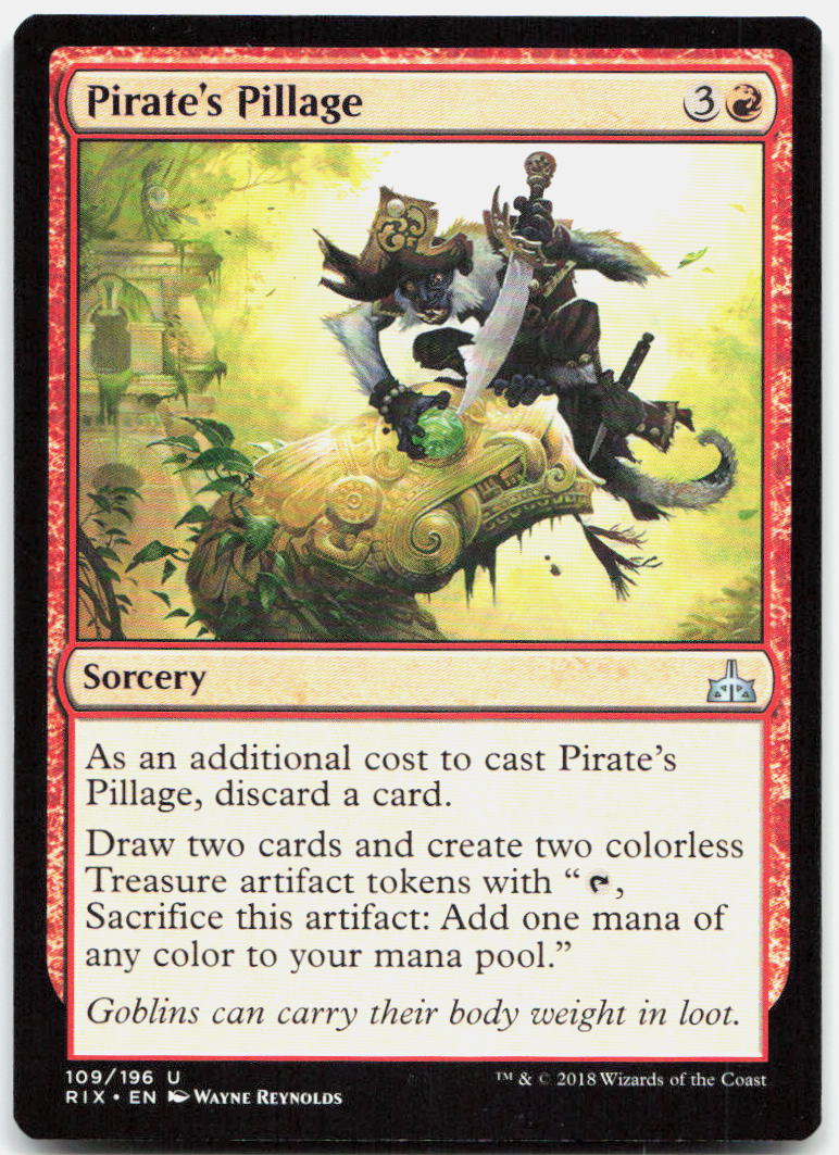 Pirate's Pillage NM U Rivals of Ixalan 109