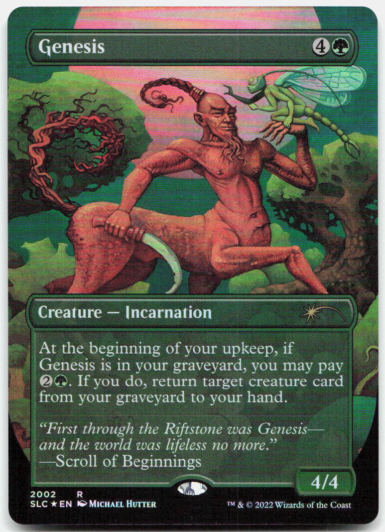 Genesis NM Foil R Secret Lair Countdown Kit 2002