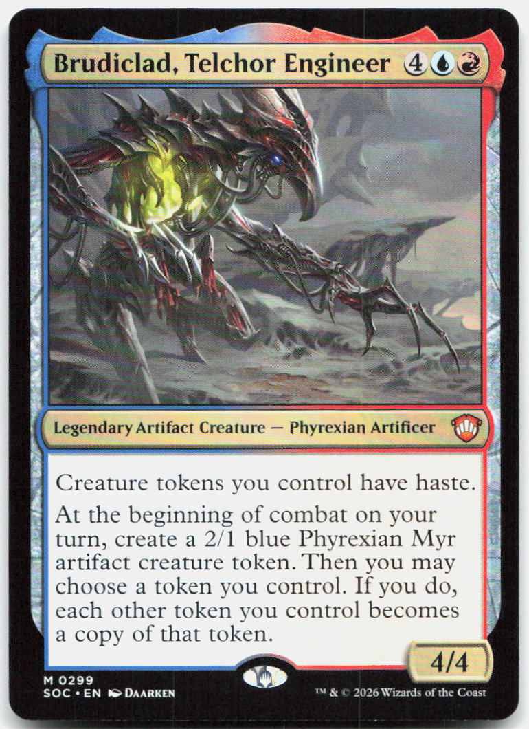 Brudiclad, Telchor Engineer NM M Commander: Secrets of Strixhaven 299