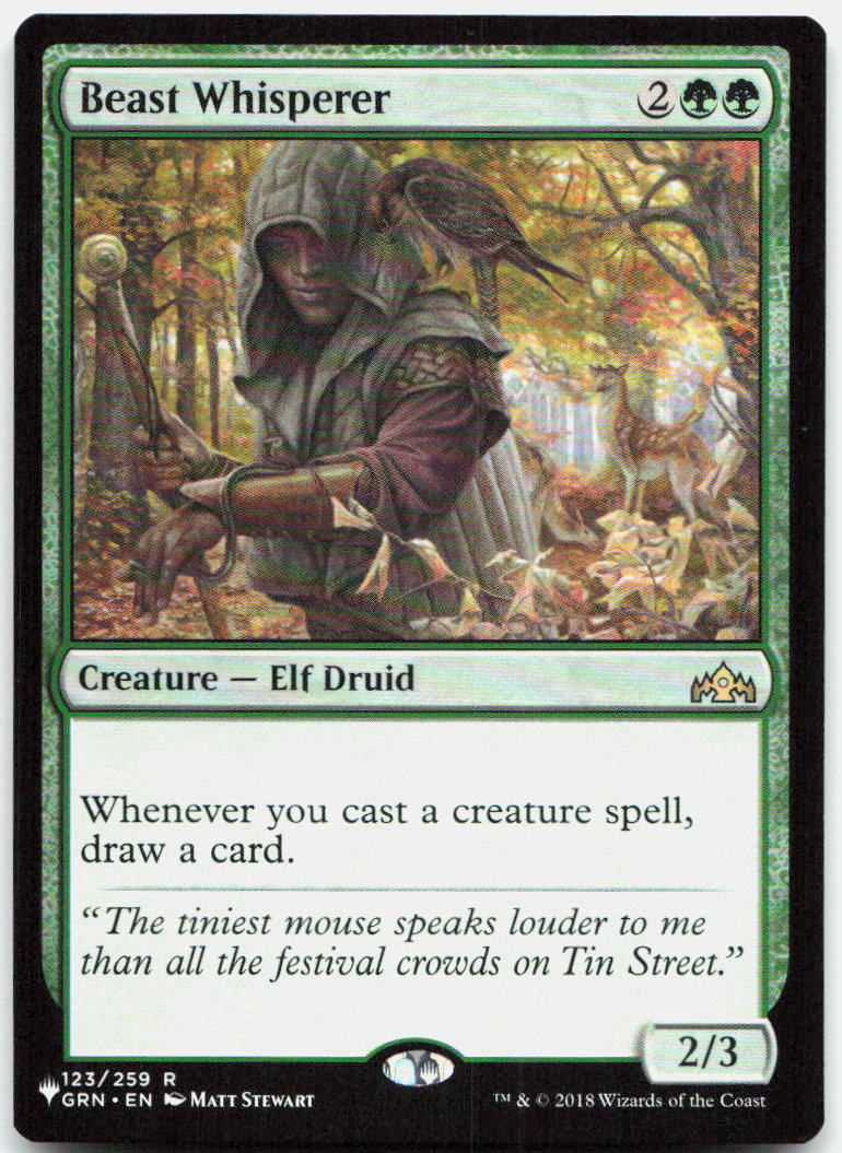 Beast Whisperer NM R The List Reprints 123