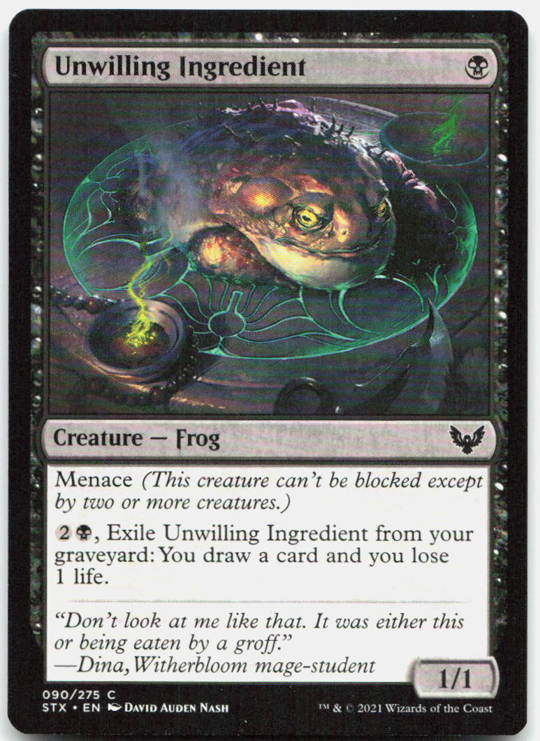Unwilling Ingredient NM C Strixhaven: School of Mages 90