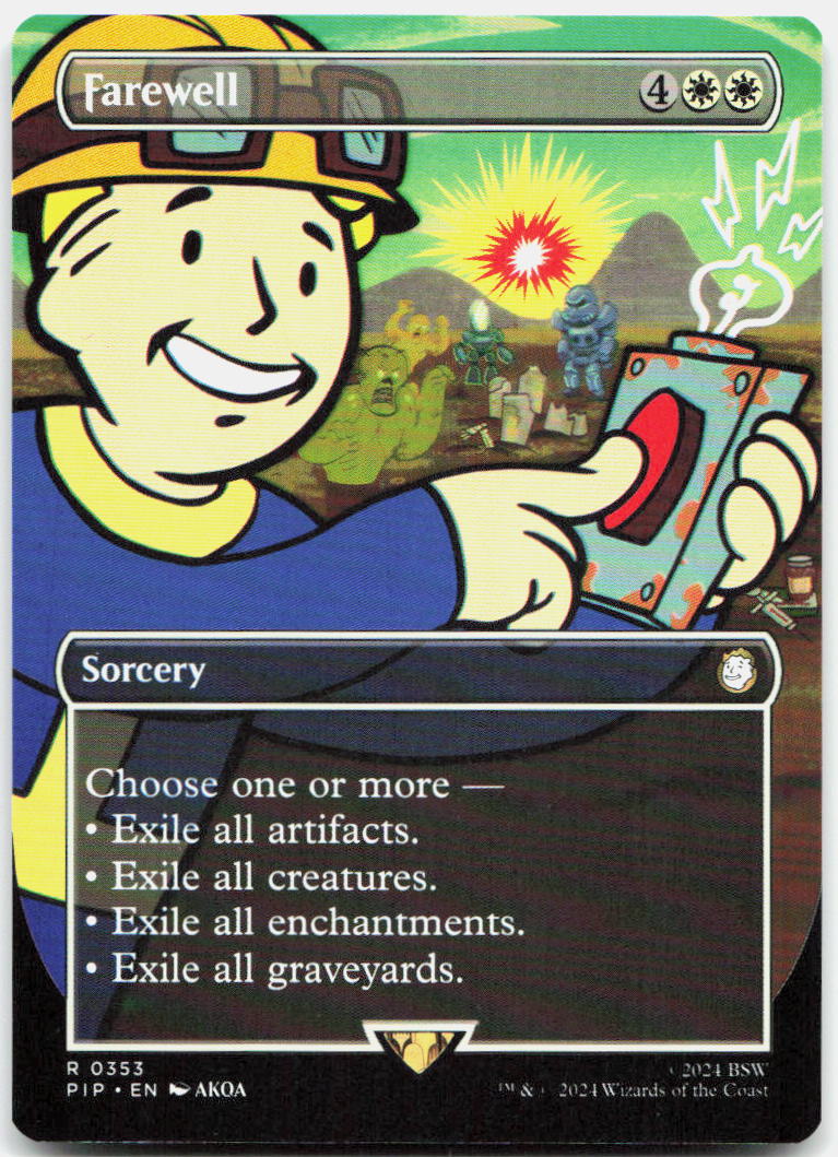 Farewell (Borderless) NM R Universes Beyond: Fallout 353
