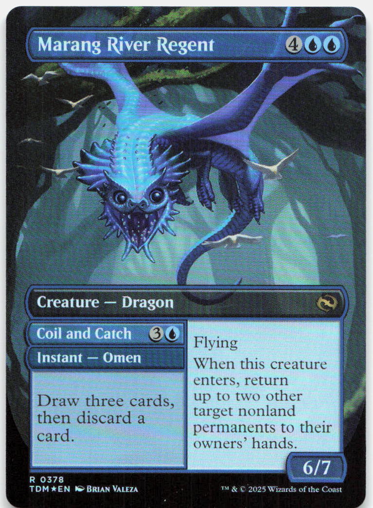 Marang River Regent (Borderless) NM Foil R Tarkir: Dragonstorm 378