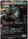 Abomination, Terrifying Titan (Borderless) NM Foil U Marvel Super Heroes 333