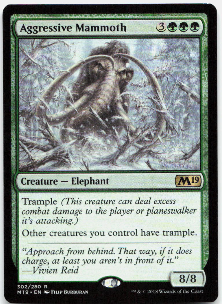 Aggressive Mammoth NM R Core Set 2019 302