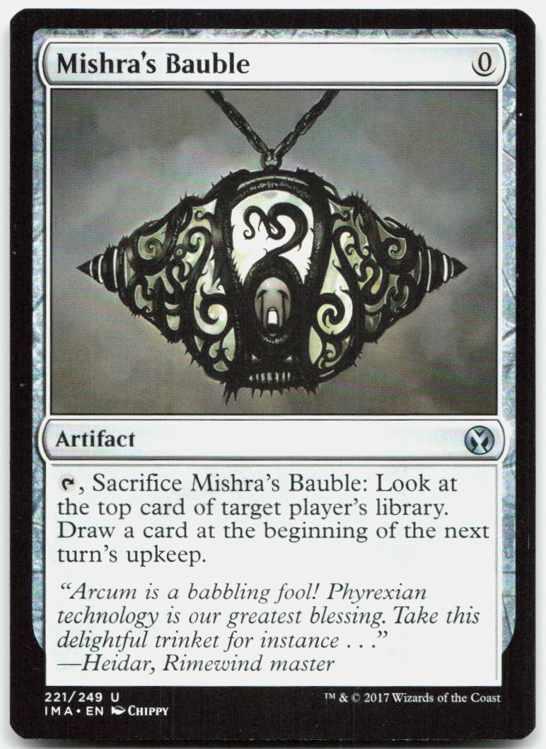 Mishra's Bauble NM U Iconic Masters 221