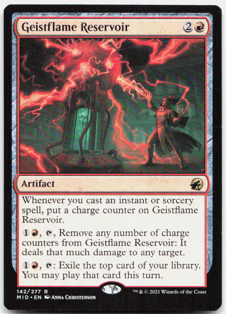 Geistflame Reservoir NM R Innistrad: Midnight Hunt 142