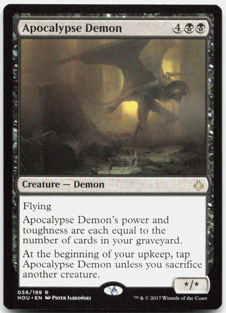 Apocalypse Demon NM R Hour of Devastation 58