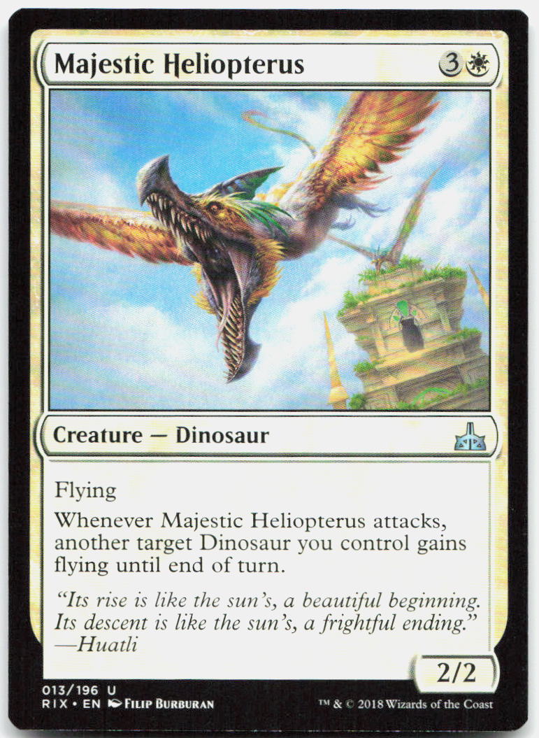 Majestic Heliopterus NM U Rivals of Ixalan 13