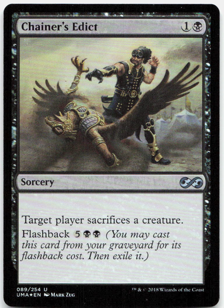 Chainer's Edict NM Foil U Ultimate Masters 89