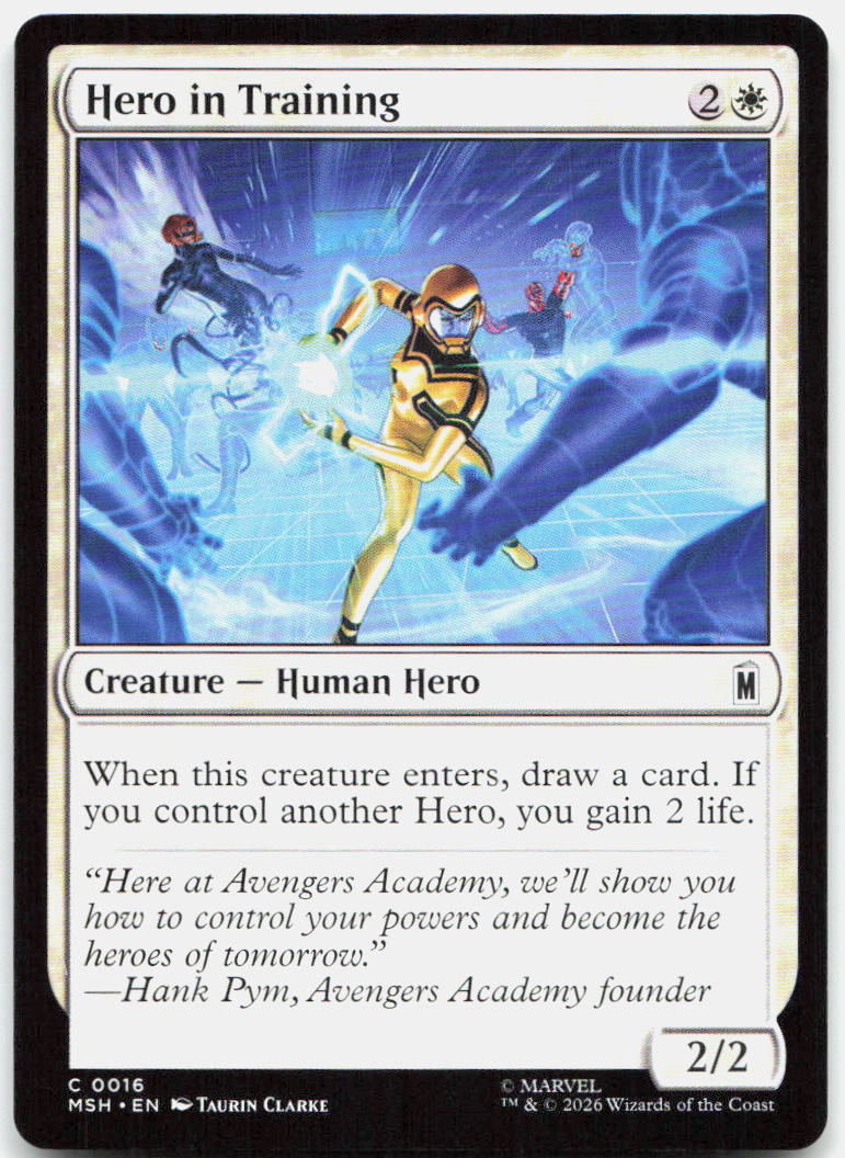 Hero in Training NM C Marvel Super Heroes 16