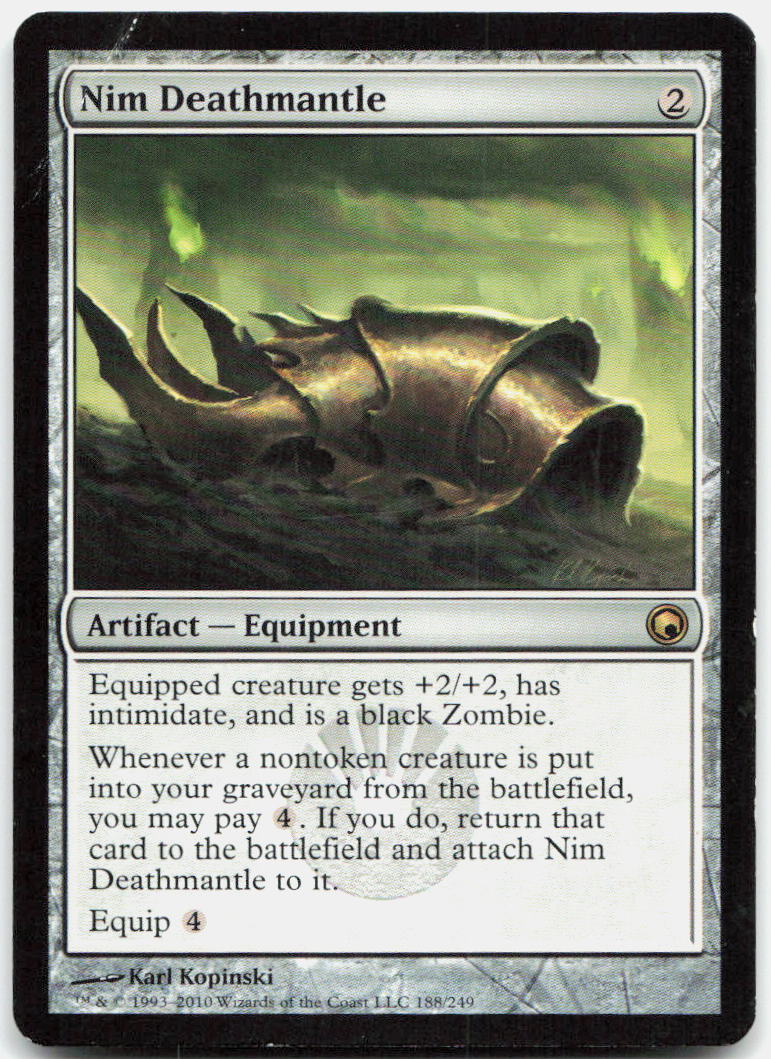 Nim Deathmantle NM R Scars of Mirrodin 188