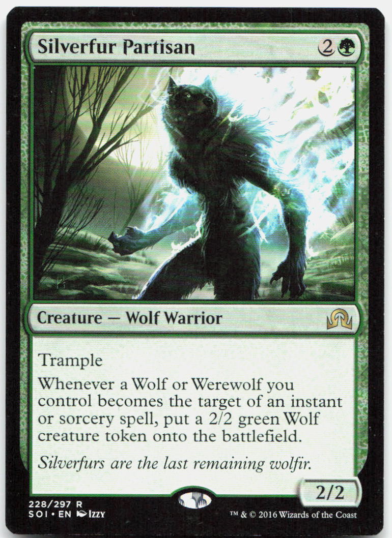 Silverfur Partisan NM R Shadows over Innistrad 228