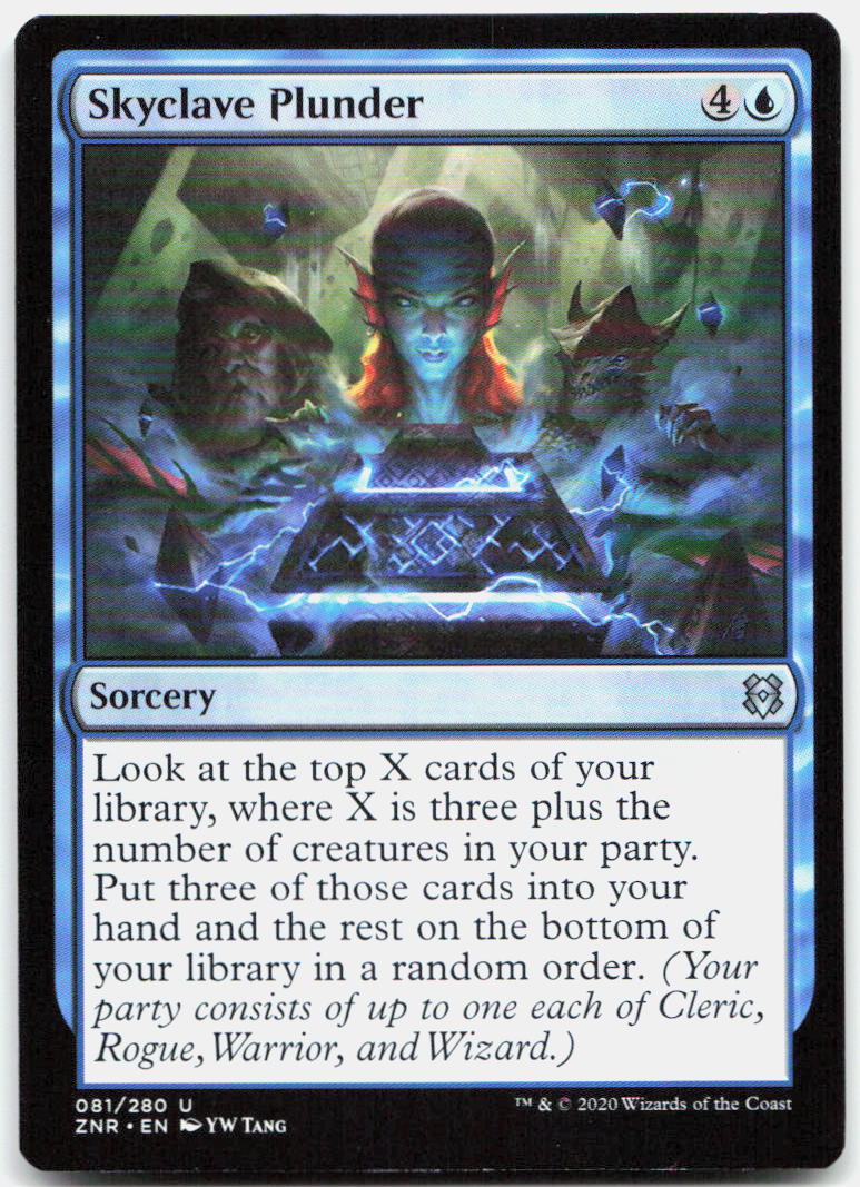 Skyclave Plunder NM U Zendikar Rising 81