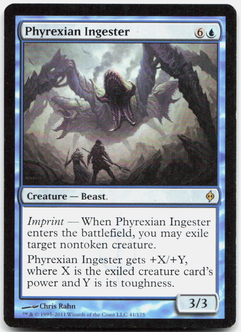 Phyrexian Ingester NM R New Phyrexia 41