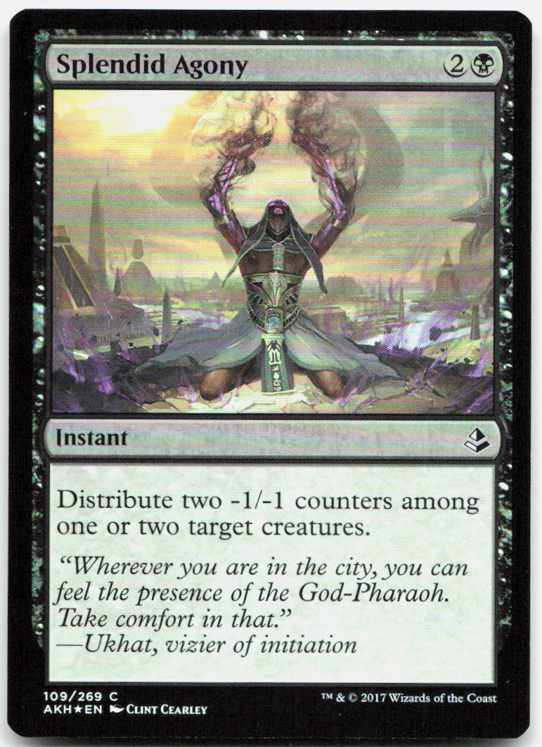 Splendid Agony NM Foil C Amonkhet 109
