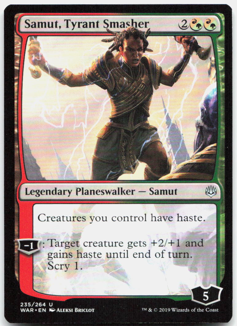 Samut, Tyrant Smasher NM U War of the Spark 235