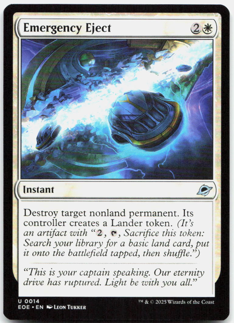 Emergency Eject NM U Edge of Eternities 14