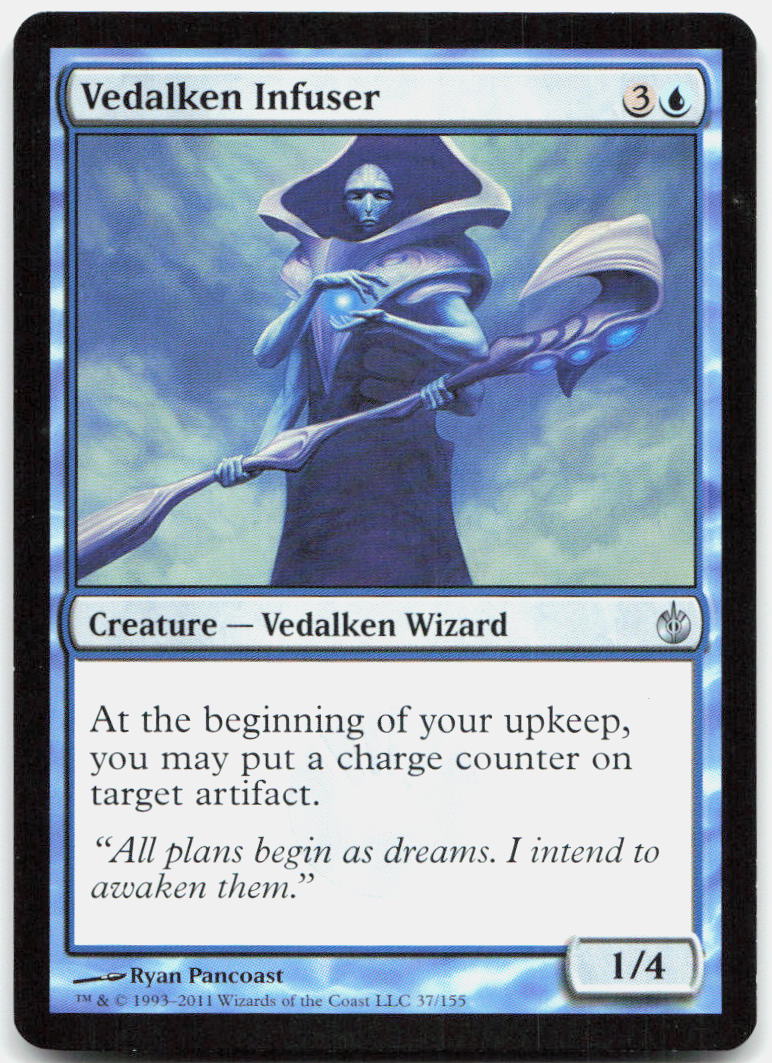 Vedalken Infuser NM U Mirrodin Besieged 37