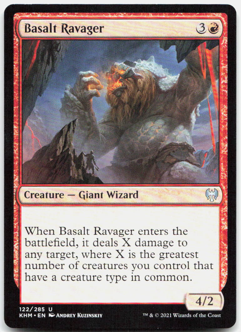 Basalt Ravager NM U Kaldheim 122