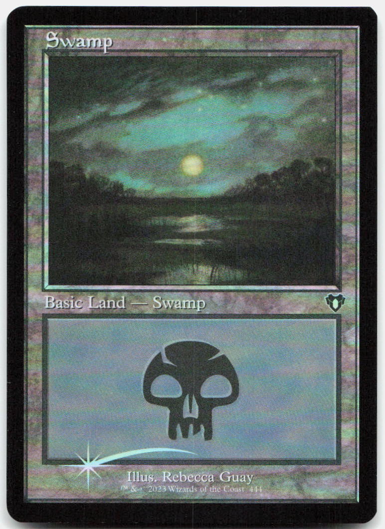 Swamp (Retro Frame) NM Foil L Commander Masters 444