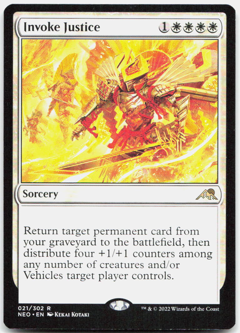Invoke Justice NM R Kamigawa: Neon Dynasty 21