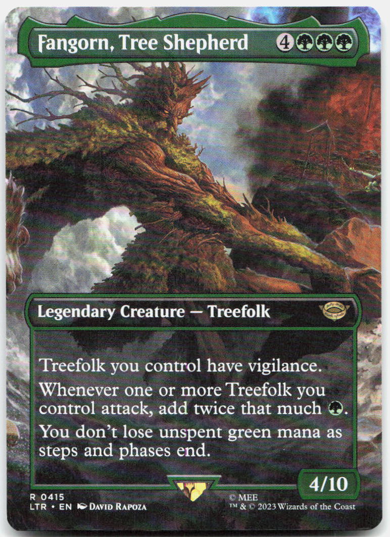 Fangorn, Tree Shepherd (Borderless) NM R Universes Beyond: The Lord of the Rings: Tales of Middle-earth 415