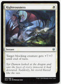 Righteousness NM U Throne of Eldraine 27