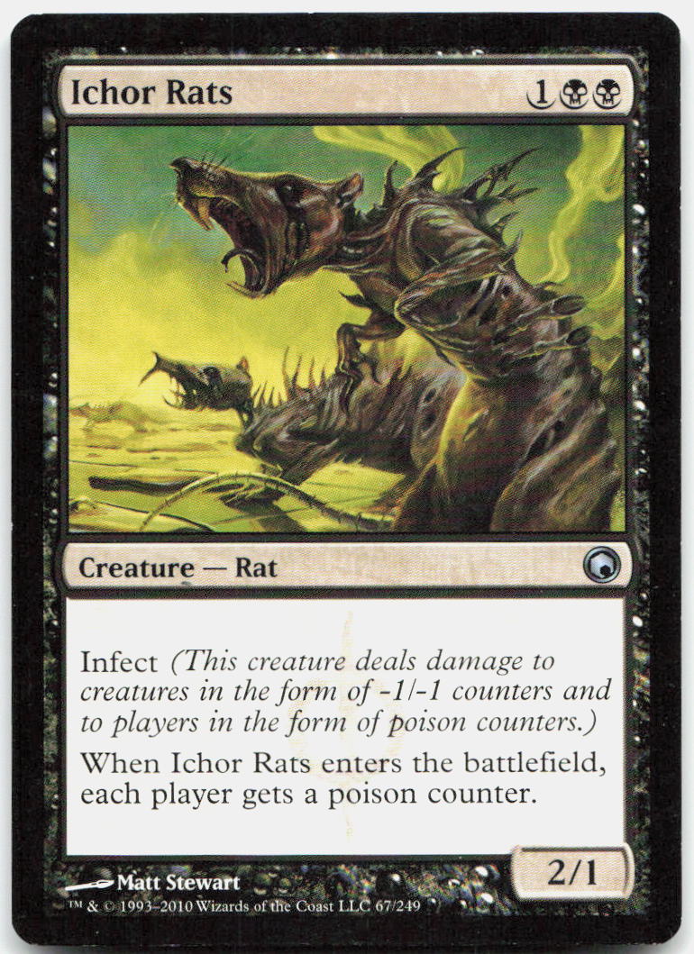 Ichor Rats NM U Scars of Mirrodin 67