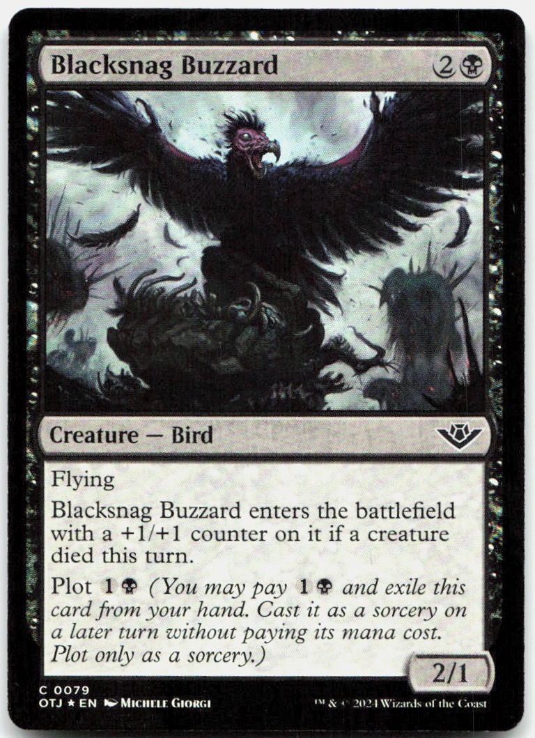 Blacksnag Buzzard NM Foil C Outlaws of Thunder Junction 79