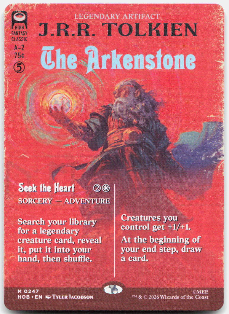 The Arkenstone (Borderless) NM M The Hobbit 247