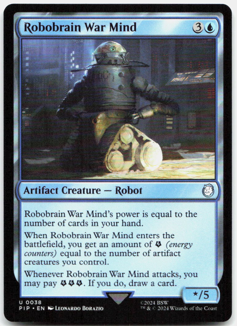 Robobrain War Mind NM U Universes Beyond: Fallout 38