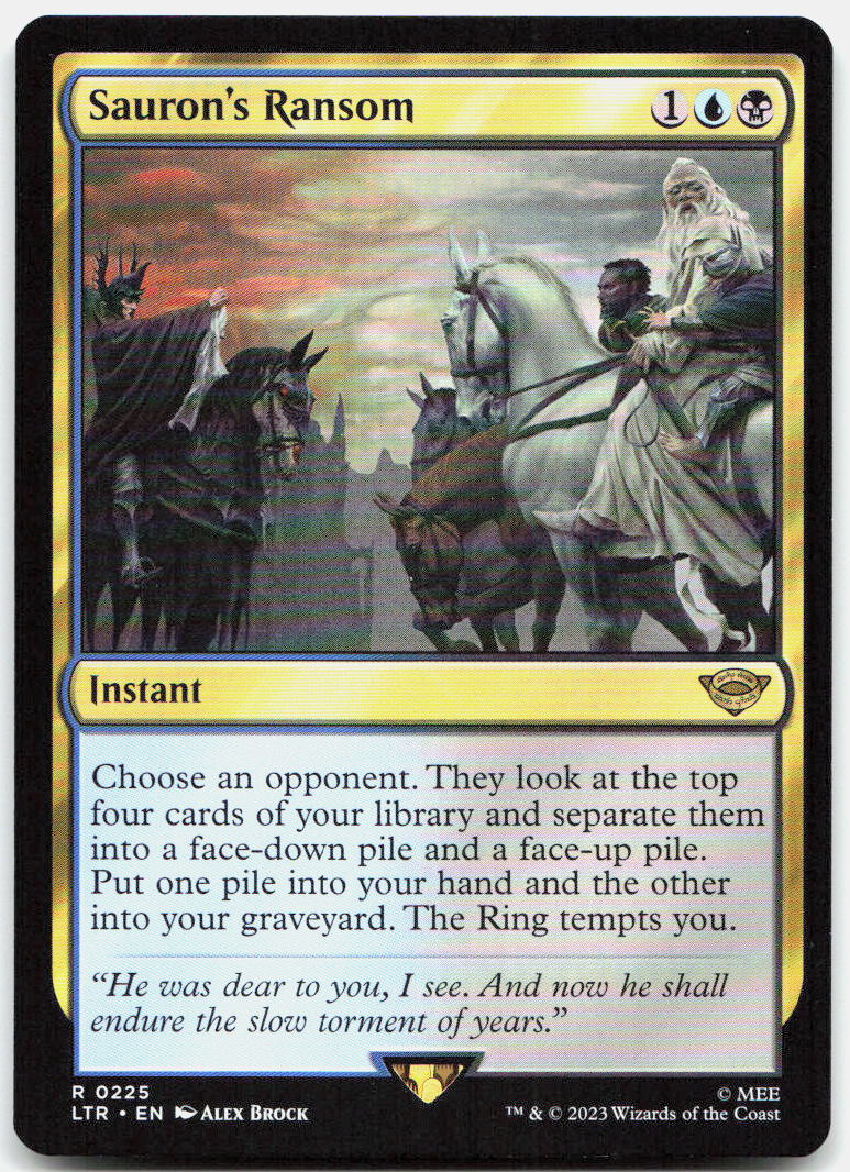 Sauron's Ransom NM R : The Lord of the Rings: Tales of Middle-earth 225