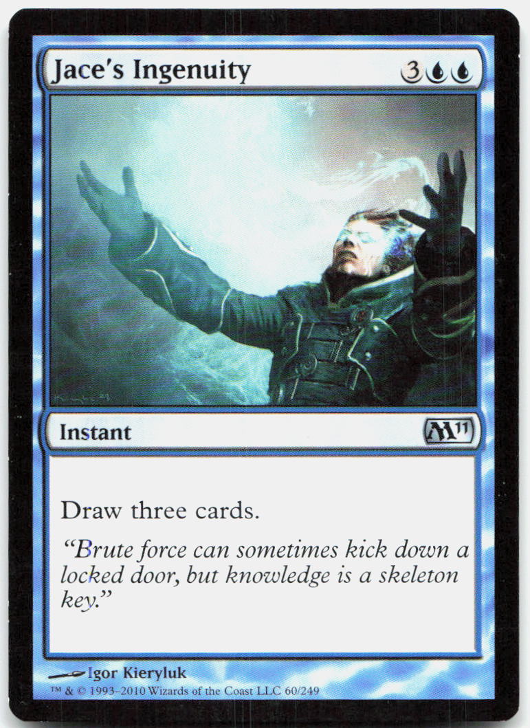 Jace's Ingenuity NM U Magic 2011 (M11) 60