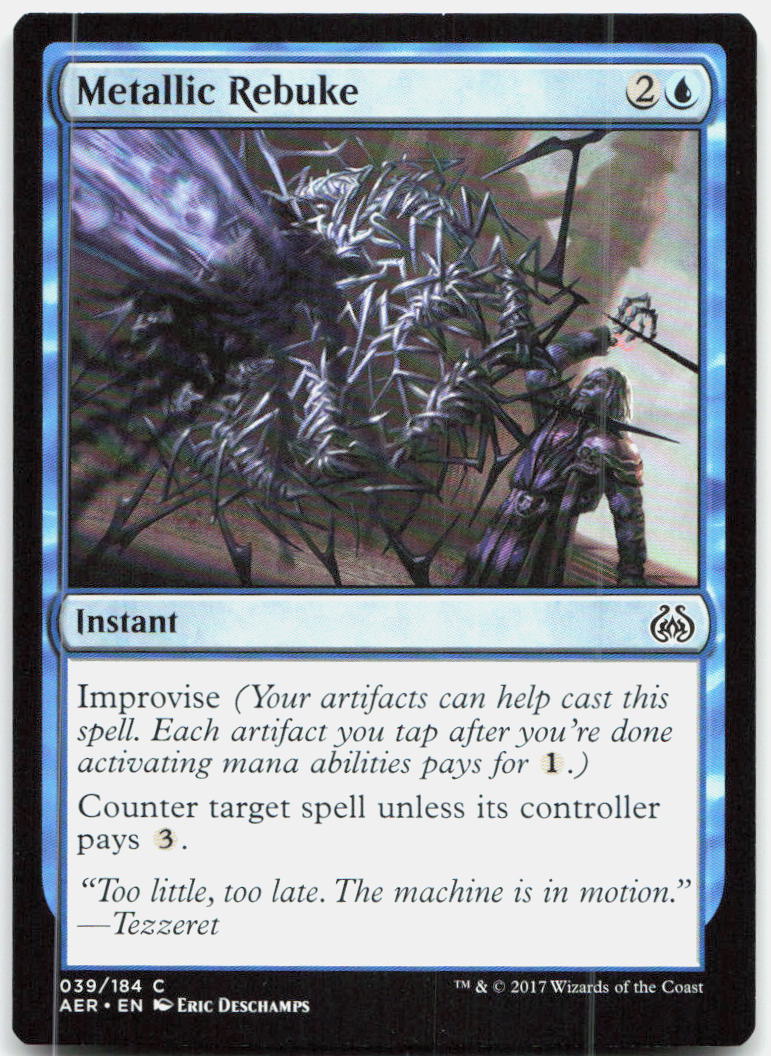 Metallic Rebuke NM C Aether Revolt 39