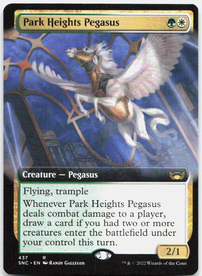 Park Heights Pegasus (Extended Art) NM R Streets of New Capenna 437