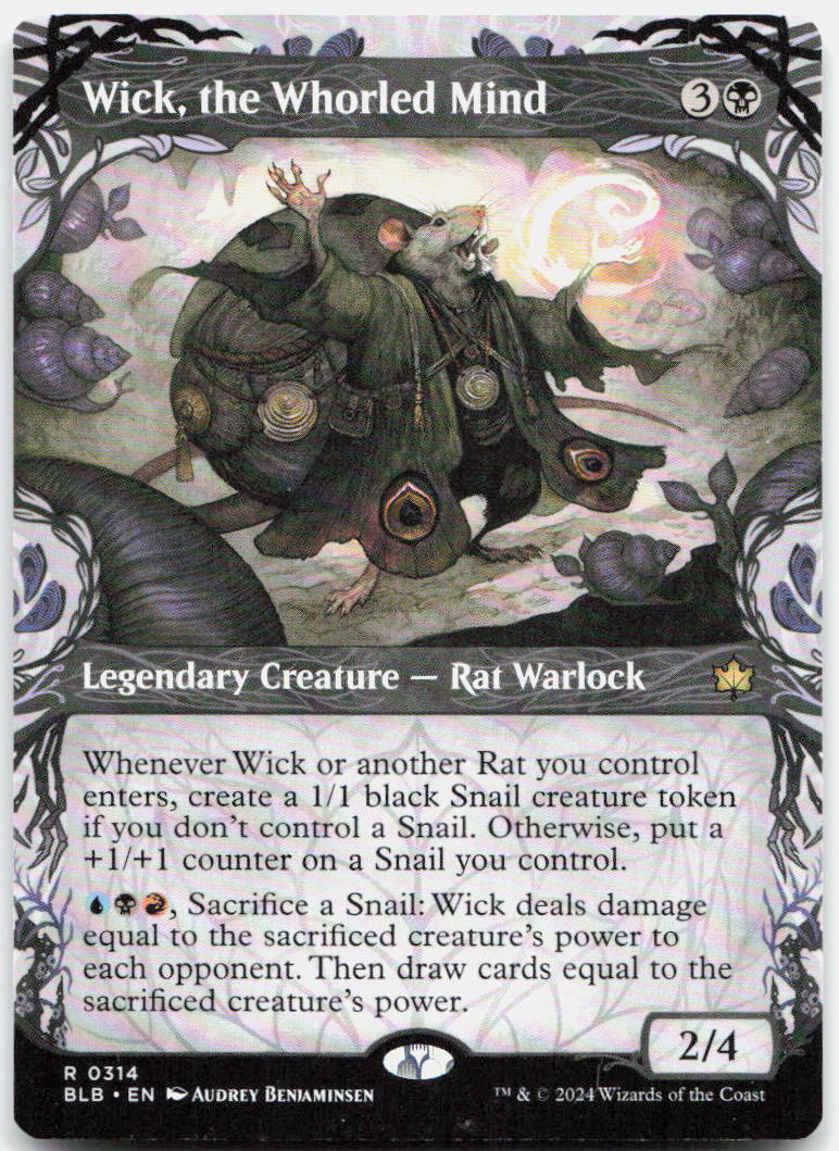 Wick, the Whorled Mind (Showcase) NM R Bloomburrow 314