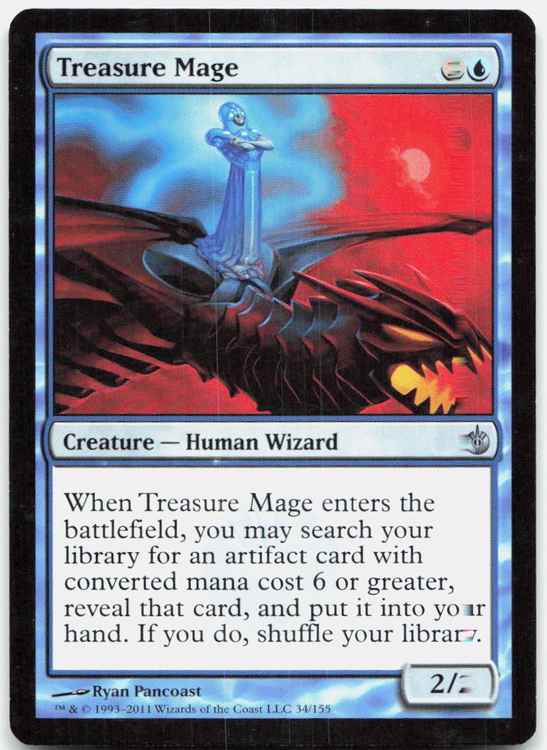 Treasure Mage NM U Mirrodin Besieged 34