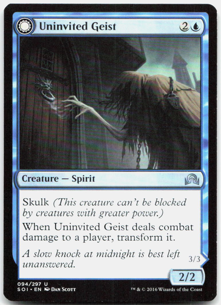 Uninvited Geist NM U Shadows over Innistrad 94
