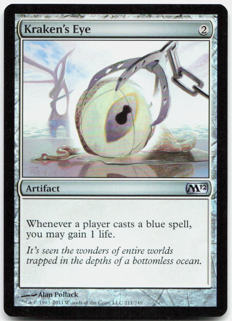 Kraken's Eye NM Foil U Magic 2011 (M11) 210