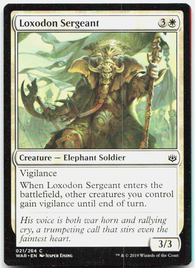 Loxodon Sergeant NM C War of the Spark 21