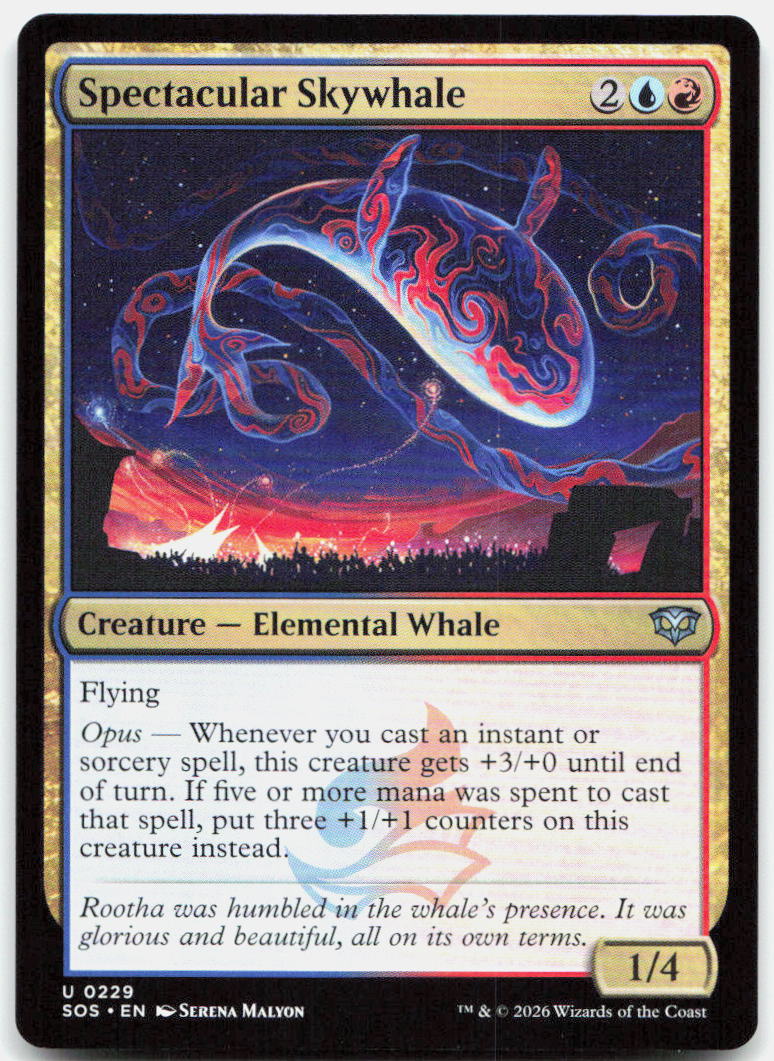 Spectacular Skywhale NM U Secrets of Strixhaven 229