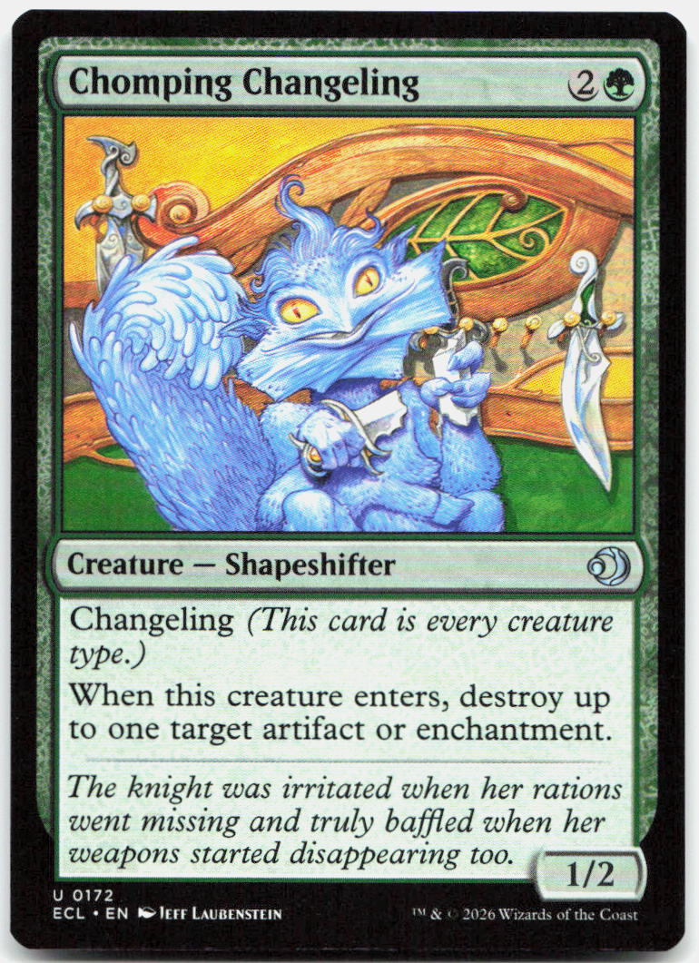 Chomping Changeling NM U Lorwyn Eclipsed 172