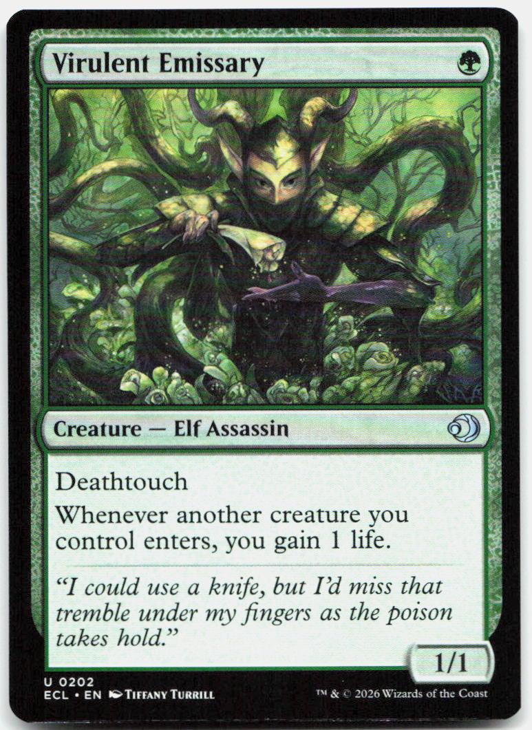 Virulent Emissary NM U Lorwyn Eclipsed 202