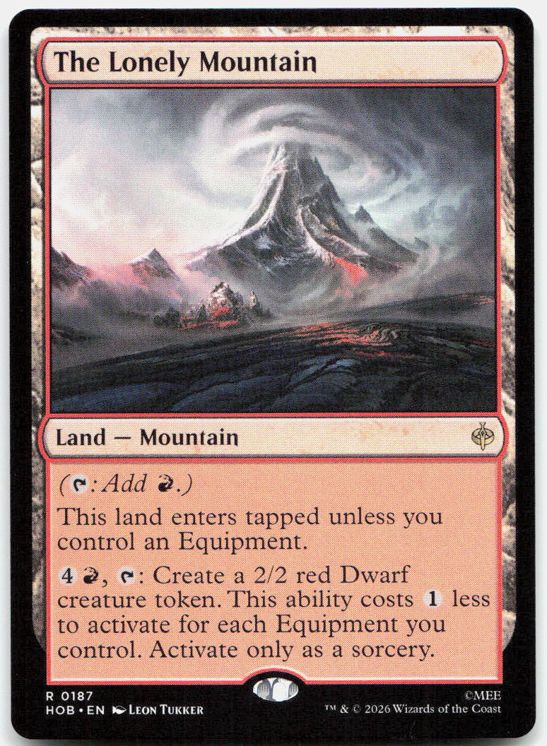 The Lonely Mountain NM R The Hobbit 187